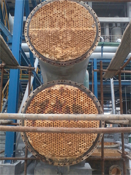 換熱器清洗前后