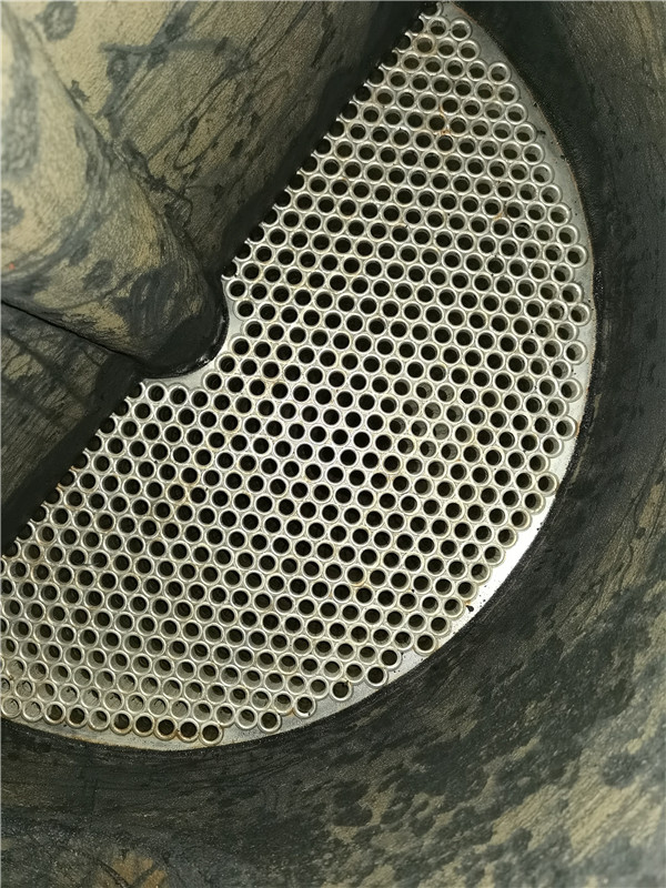 冷油器清洗前后